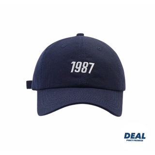 ❰DEAL❱ 帽子 現貨!! 刺繡 數字 1987 棒球帽 鴨舌帽 共6色 歐美 軟頂 運動 休閒