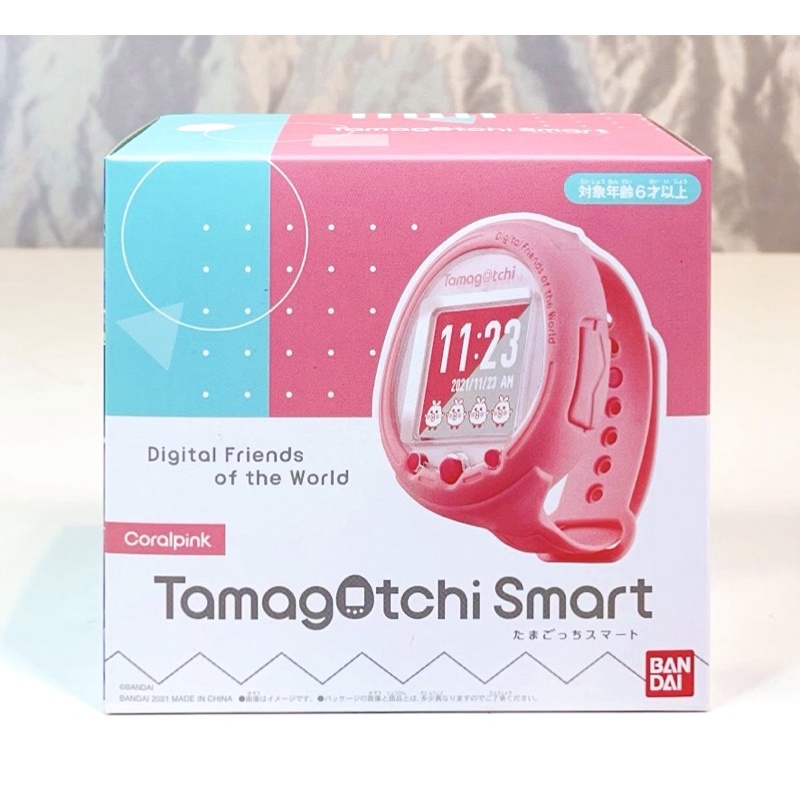 現貨日版 Tamagotchi Smart 塔麻可吉 手環 手錶 電子雞 珊瑚粉