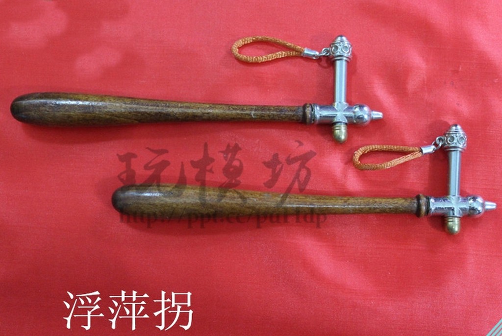 玩模坊 浮萍拐 中國古代兵器武器冷兵器金屬模型 蝦皮購物