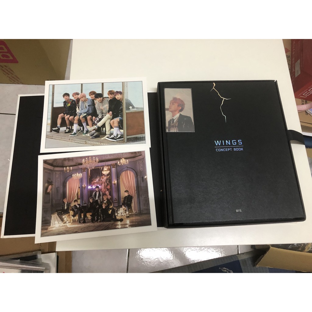 BTS 防彈少年團 WINGS概念書 號錫 泰亨 智旻 碩珍 玧其 南俊 柾國