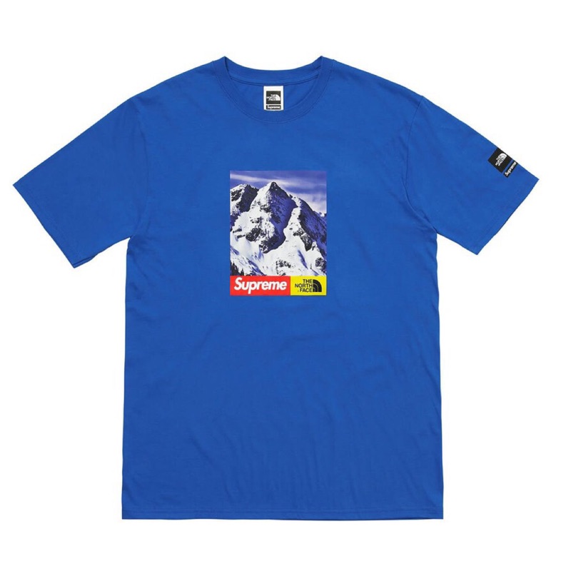 north face supreme mountain tee