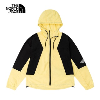 The North Face W PERIL AP 女 拼接防潑水防風外套 黃黑 NF0A5K163R4