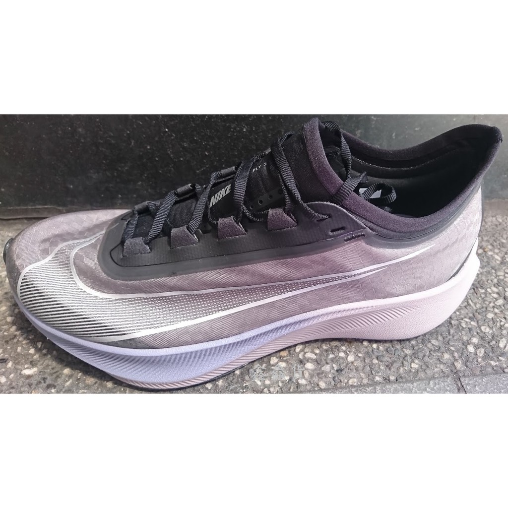 2019 八月 NIKE ZOOM FLY 3 大勾 運動鞋 慢跑鞋 黑灰 AT8240-001