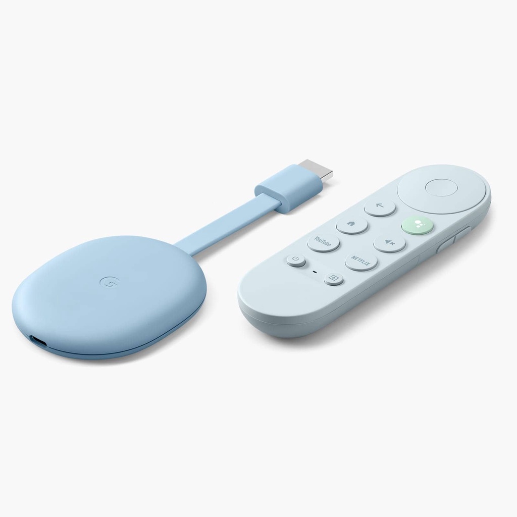 全新 Chromecast with Google TV稀有色現貨 白/粉/藍色 四代 4K