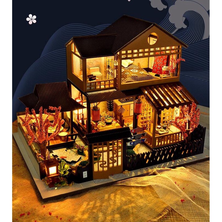 大旺小舖 現貨diy袖珍娃娃屋材料包小屋櫻庭居台北車站實體店面華陰街179號地下室下午兩點到九點 蝦皮購物