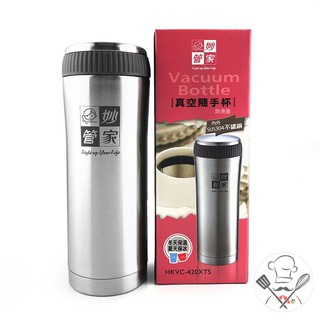 妙管家 真空隨手杯420ml 保溫瓶 保溫杯 隔熱杯 保冷保熱保冰 飲料杯