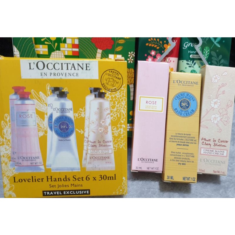 甜心屋❤新款L'occitane 歐舒丹護手霜禮盒 30ml*6入 聖誕禮物鐵盒