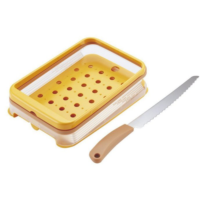一鑫餐具 【日本製 貝印 吐司切片器組 橫切 AC-0071】含刀吐司切片架吐司麵包切割器