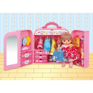 【HAHA小站】PL51441 麗嬰 日本暢銷 小美樂娃娃 小美樂衣櫃提盒(不含娃娃) 扮家家酒 娃娃配件 生日 禮物