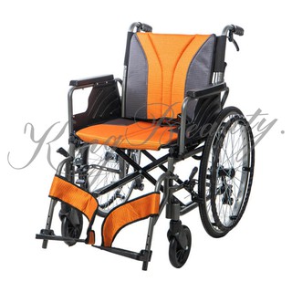 均佳 JW-160 鋁合金多功能型輪椅 可掀手拆腳 鋁製輕量可折背 符合B+A輪椅補助