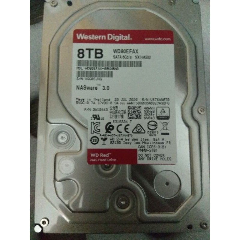 wd 紅標 red 8tb 3.5 硬碟 sata nas 現貨