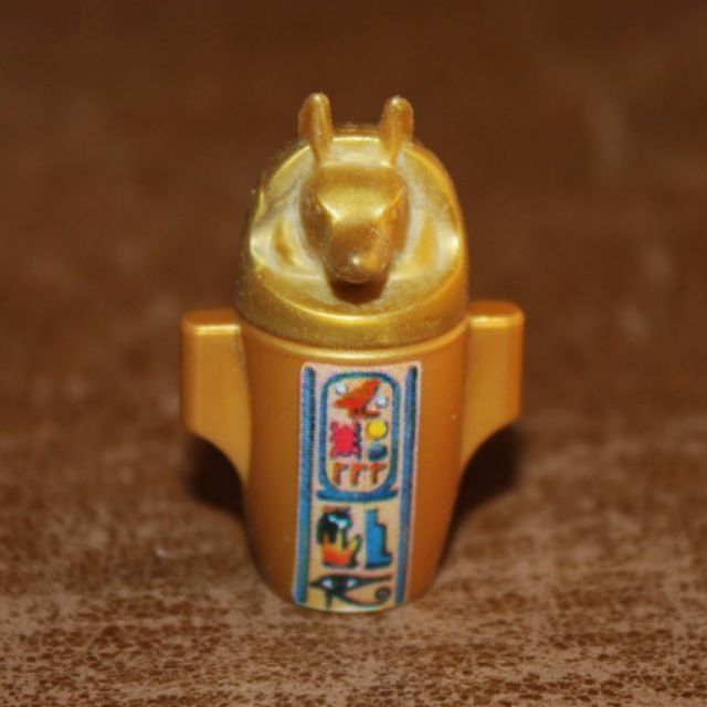德國 playmobil 埃及 全新配件 內臟罐 木乃伊 埃及 博物館 限量 參考 4168 摩比
