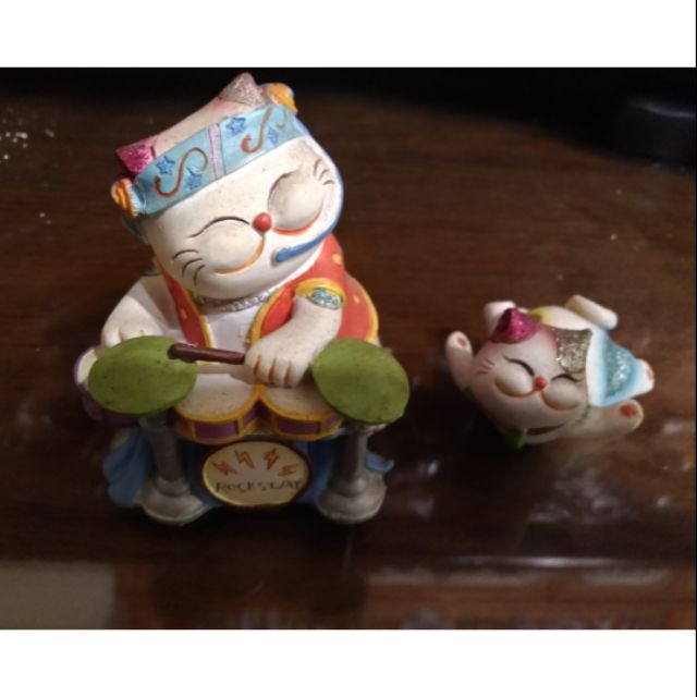 (二手) 曼赤肯 波斯貓 陶板 藝術品  陶土 擺飾 擺件