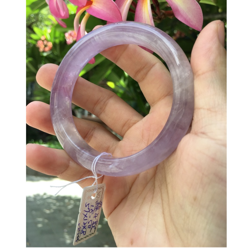 ~ 天然紫水晶手鐲～ 窄版～ 《羅4款》～手圍18-18.5號，內徑57mm寬12厚8mm！淡淡紫薰衣草紫水晶、紫水晶！