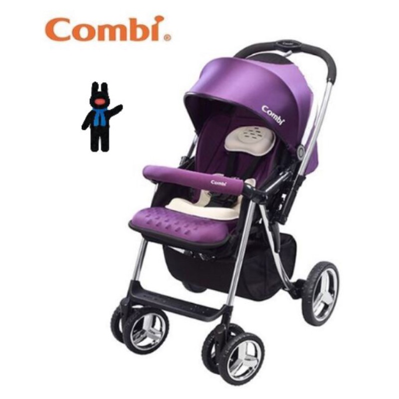 Combi mega ride DX 嬰兒雙向手推車 幻影紫