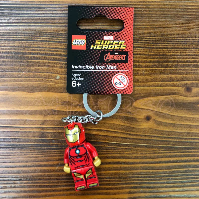 （全新正品）Lego key chain樂高鑰匙圈 MARVEL IRON MAN 鋼鐵人 superheroes系列