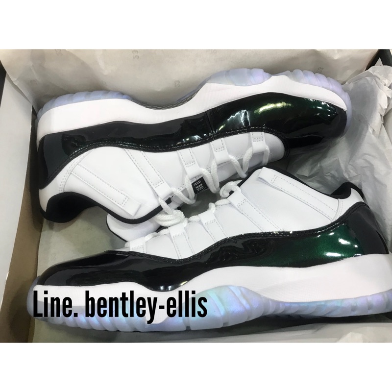 Nike Air Jordan 11 Retro Low  Easter 復活節 白黑綠 528895-145