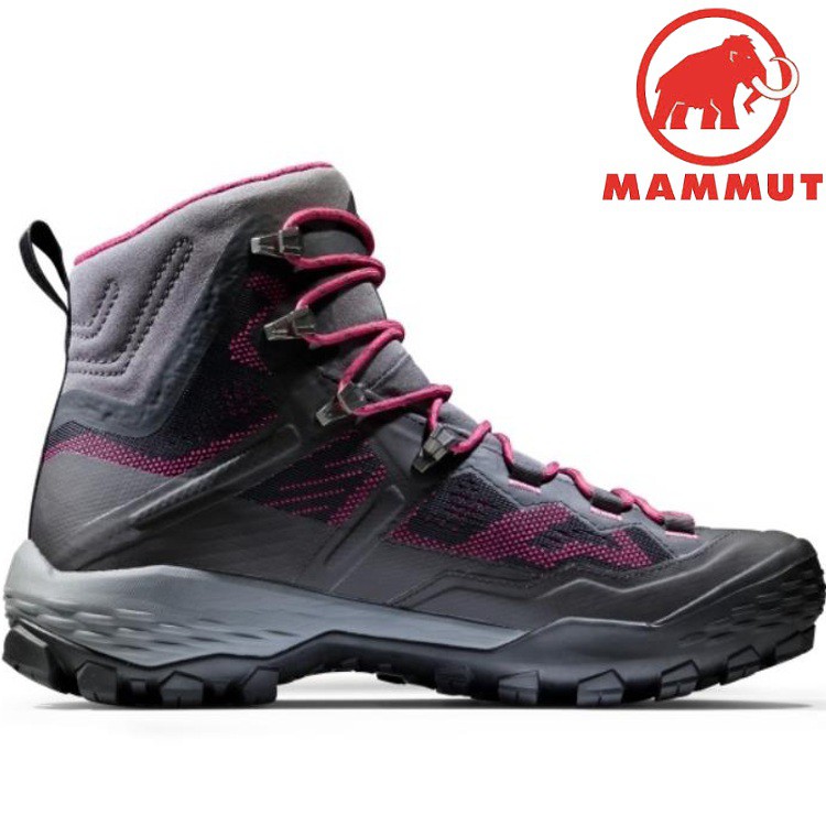 Mammut 長毛象 Ducan High GTX 女款高筒登山鞋 3030-03480 00309 黑紅