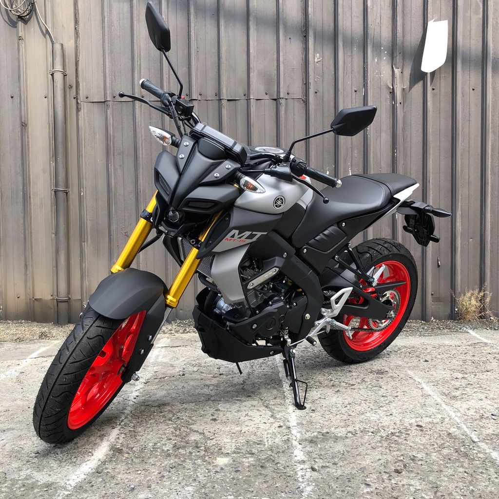 售 21 新車yamaha 山葉mt 15 倒叉mt15 無abs 可車換車mt15倒叉淺灰 蝦皮購物