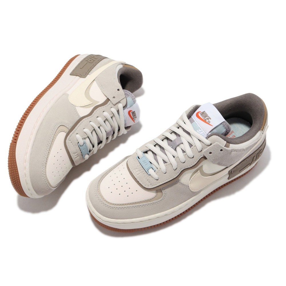 帝安諾-實體店面 Nike Air Force 1 Low Shadow  芝麻可可 雙勾解構   DO7449-111