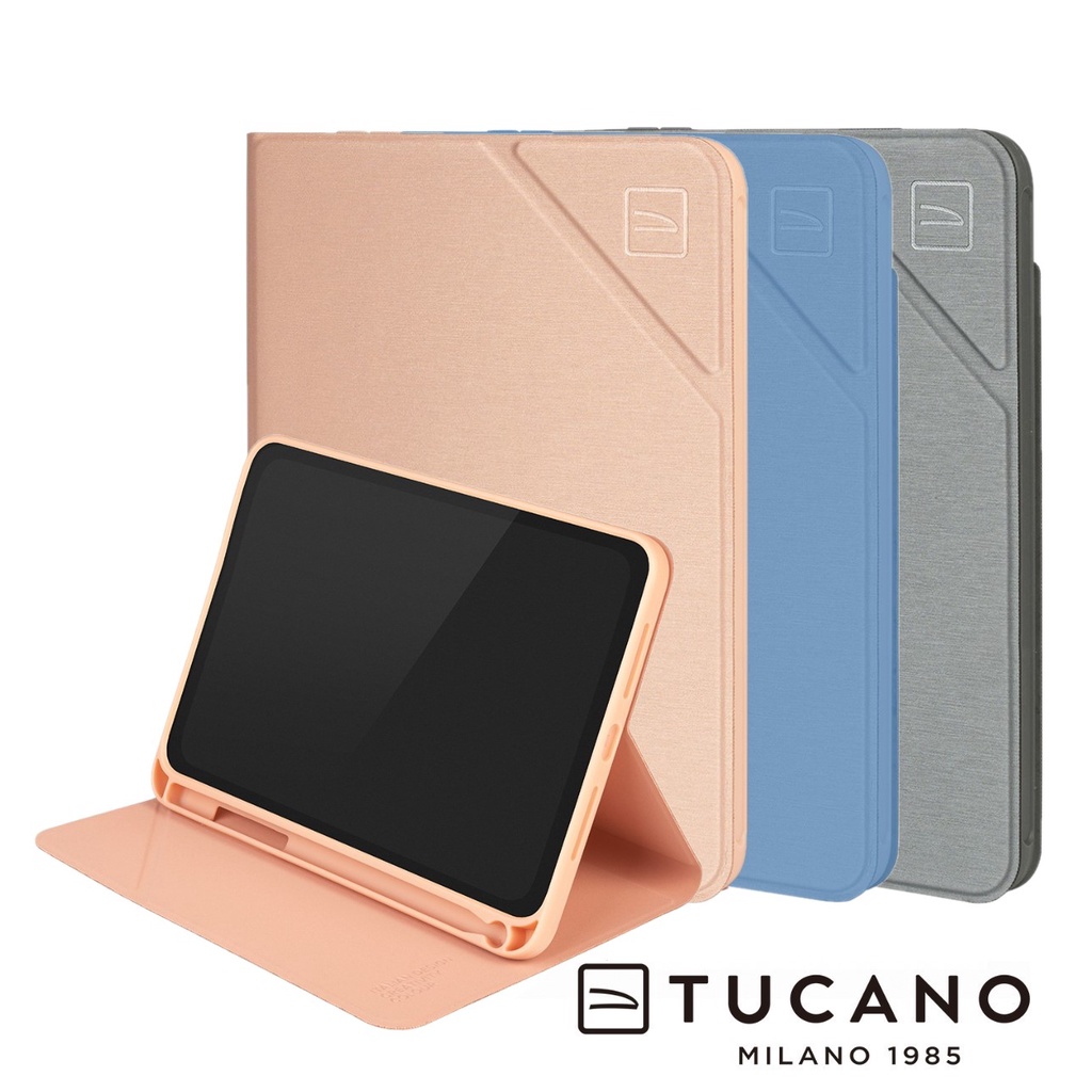 義大利 TUCANO iPad mini 6 (2021) Metal 金屬質感防摔平板保護殼 掀蓋殼 平板皮套
