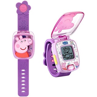 粉紅豬小妹學習手錶,紫色-預購