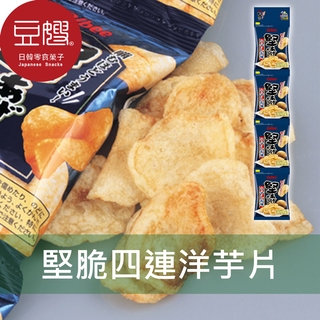 【卡樂比】日本零食 Calbee 堅脆洋芋片(四連)(原味/黑胡椒)