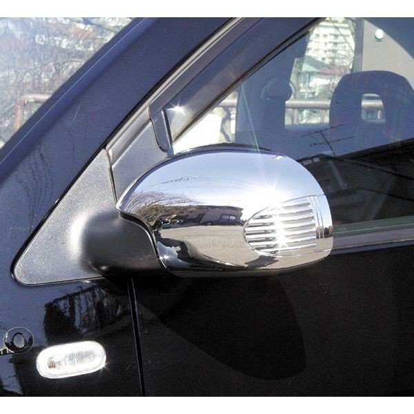 Vw 系列福斯金龜車new Beetle 02 03 高級鍍鉻後視鏡蓋 個性配件 蝦皮購物