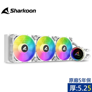 Sharkoon 旋剛 S90 wh RGB 360水冷CPU散熱器 現貨 廠商直送