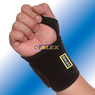 護腕 ALEX護具 H-84 竹炭加強型 連指護腕(只)F 保護 加壓 大自在
