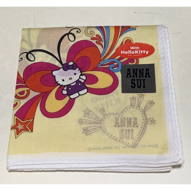 日本製 日本限定ANNA SUI &amp; Hello Kitty 大手帕