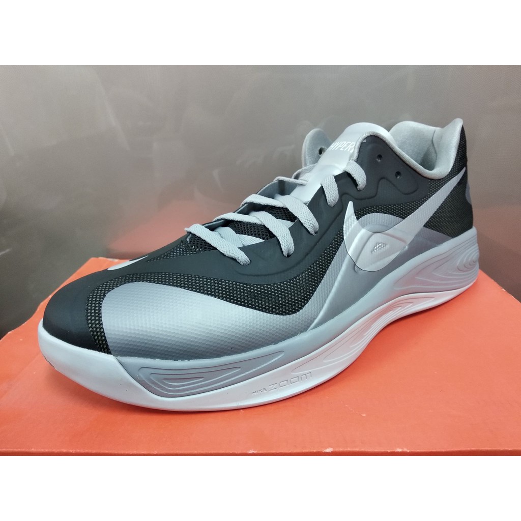 NIKE 籃球鞋 低筒籃球鞋 黑銀色 HYPERFUSE LOW XDR 男鞋 大尺碼  正品 台灣公司貨
