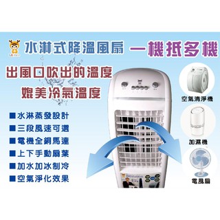 現貨 冰冷扇 超豪lapolo冰晶 水冷扇LA6507水循環扇 降溫風扇1臺附2冰晶盒-全銅馬達 蜂巢水簾蒸發冷涼風扇
