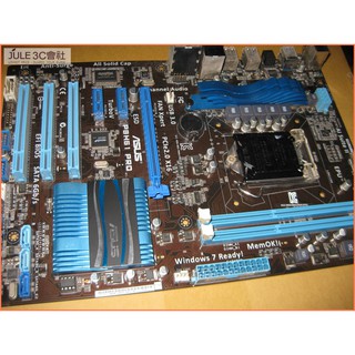 JULE 3C會社-華碩ASUS P8H61 PRO H61/二三代/DDR3/U3S6/良品/ATX/1155 主機板