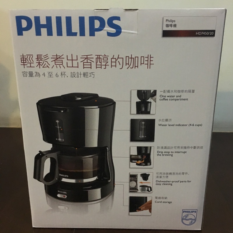 全新Philips咖啡機HD7450/20