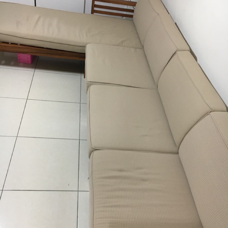 詩肯柚木的大l型沙發 蝦皮購物