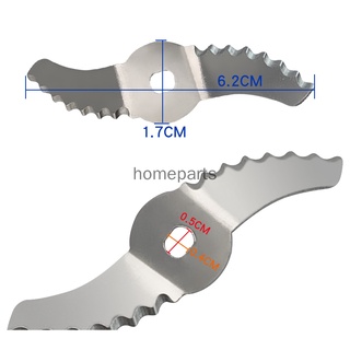 適用九陽美的豆漿機榨汁機攪拌刀電機刀片豆漿機兩葉H字口刀片