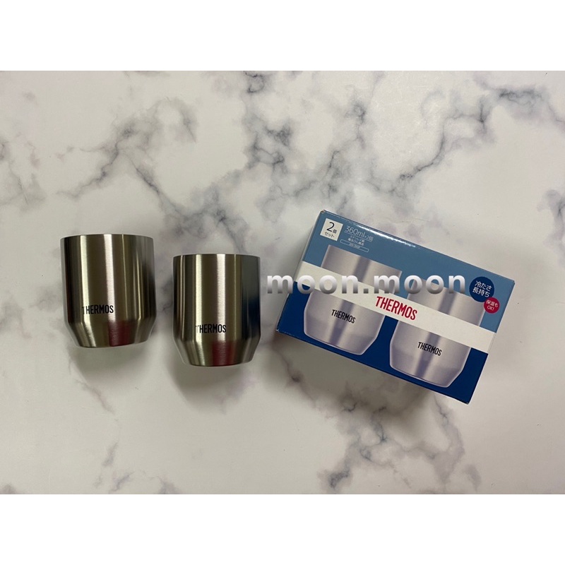 現貨 日本境內限定 膳魔師 THERMOS JDH-360P S不銹鋼 真空保溫杯 保冷 啤酒杯 360ml 2個／1組