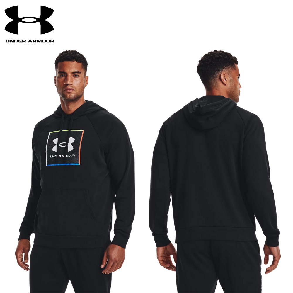 UNDER ARMOUR 男 連帽 長袖 帽T 運動上衣 Rival Fleece 透氣 訓練 運動達人