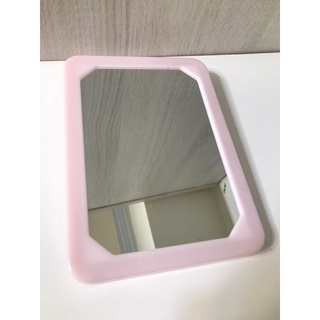 （二手）粉紅化妝鏡🪞直立式鏡子/放大式鏡子