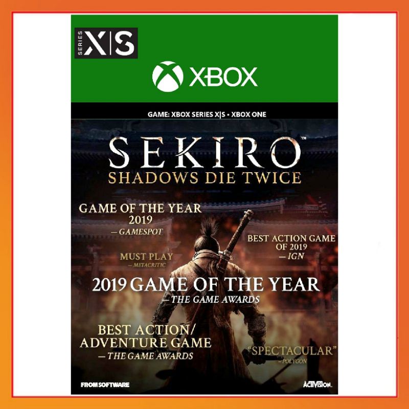 【官方序號】年度版 中文 XBOX ONE SERIES S X 隻狼：暗影雙死 Sekiro shadows die