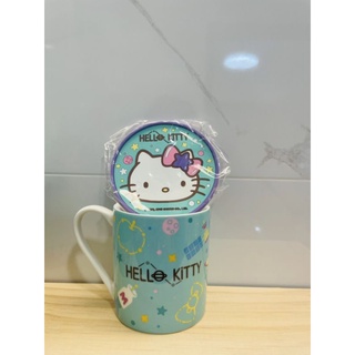 全新 Hello kitty x Melody x kiki&lala 夢幻銀河馬克杯鐵盒組 附杯墊 馬克杯 三麗鷗