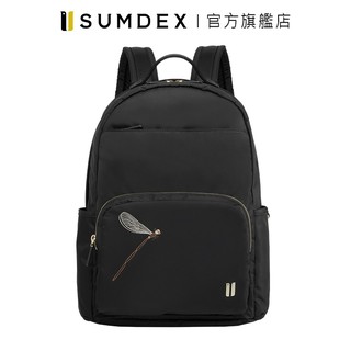 Sumdex｜經典輕商務後背包(蜻蜓版) NON-783BK-DT 黑色 官方旗艦店