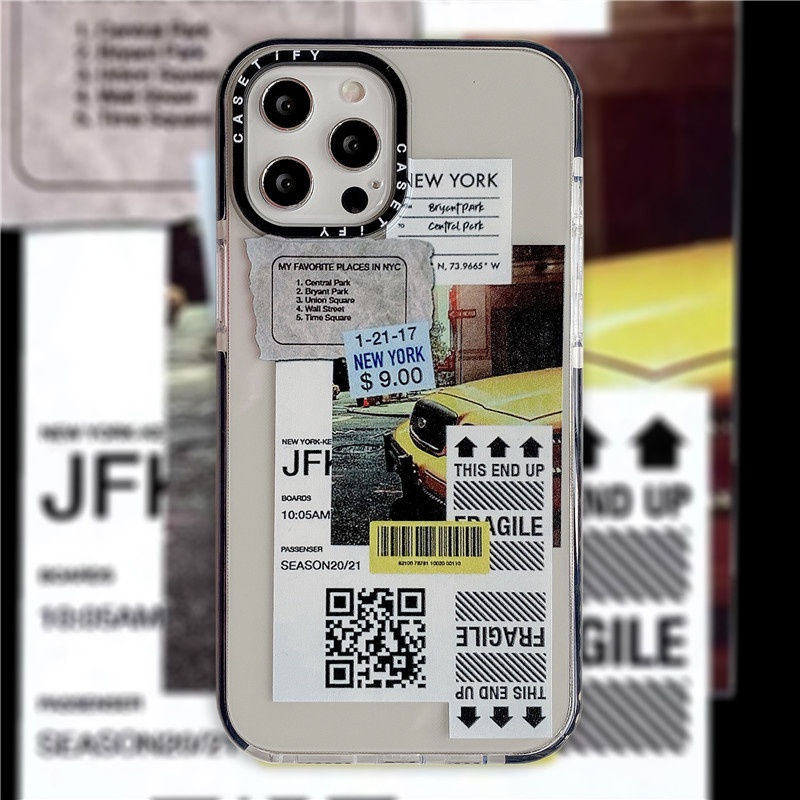 Casetify 聯名老爺車海報圖案透明抗震防摔高品質 TPU 手機殼 iPhone 11 Pro Max X XS M