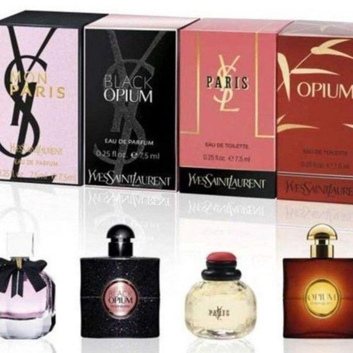 Ysl 小香水禮盒7 5mlx4瓶保存期限24年1月贈紙袋附發票伊夫 聖羅蘭ysl 蝦皮購物