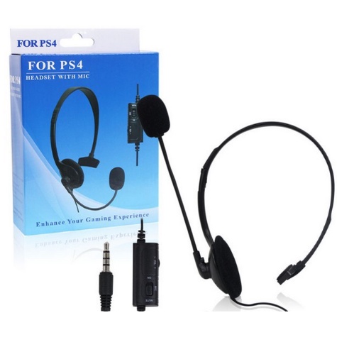 PS4有線耳機PS4耳麥麥克風PS4遊戲專用耳機單邊語音耳麥