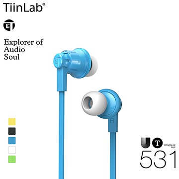 TiinLab 周杰倫 全域系列-UT531 耳一號 耳塞式耳機 藍色