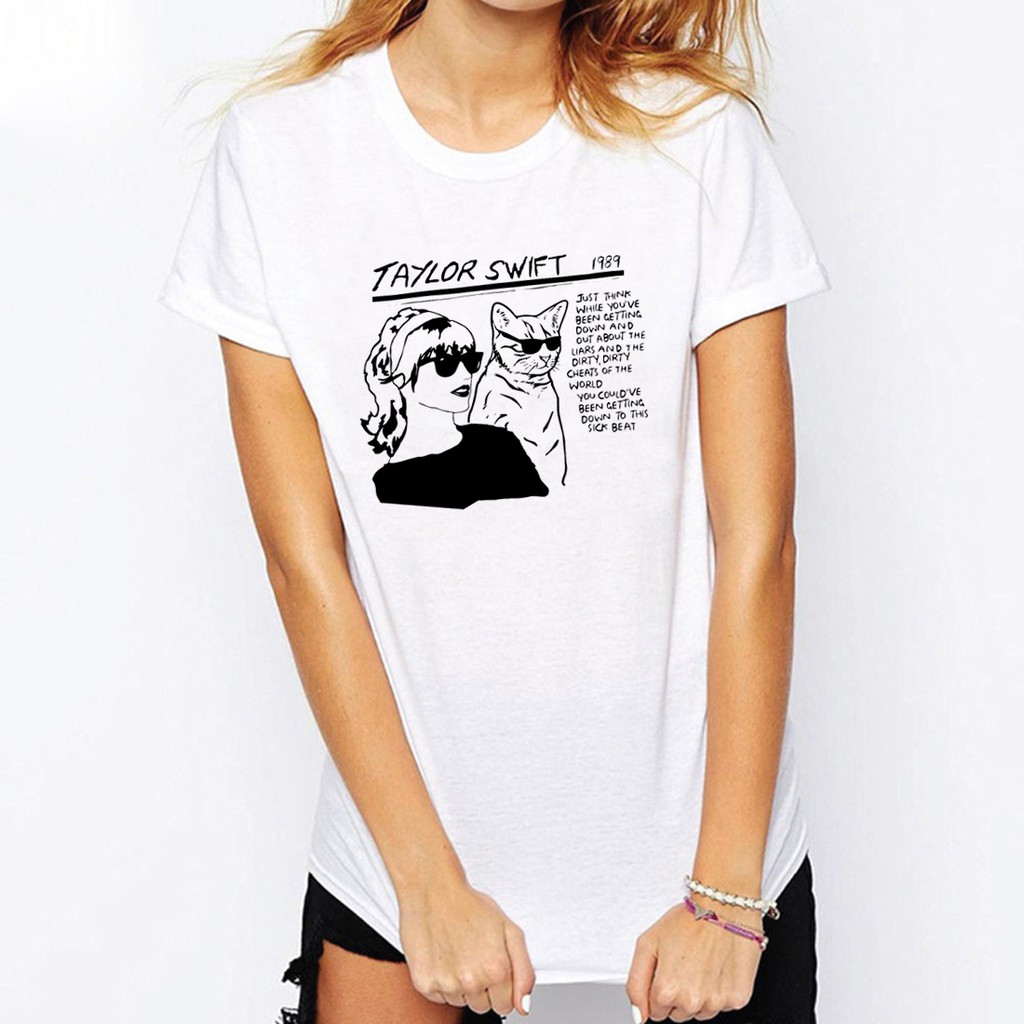 Taylor Swift  Sonic Youth 中性短袖T恤 2色 泰勒絲 人物音樂吉他歌手1989 進口 現貨
