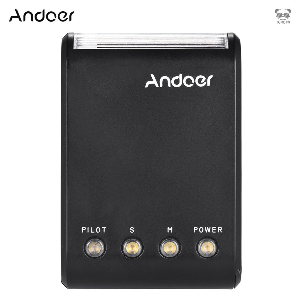 Andoer WS-25 迷你電子閃光燈 機頂燈 熱靴燈 閃光指數18 通用便攜 黑色