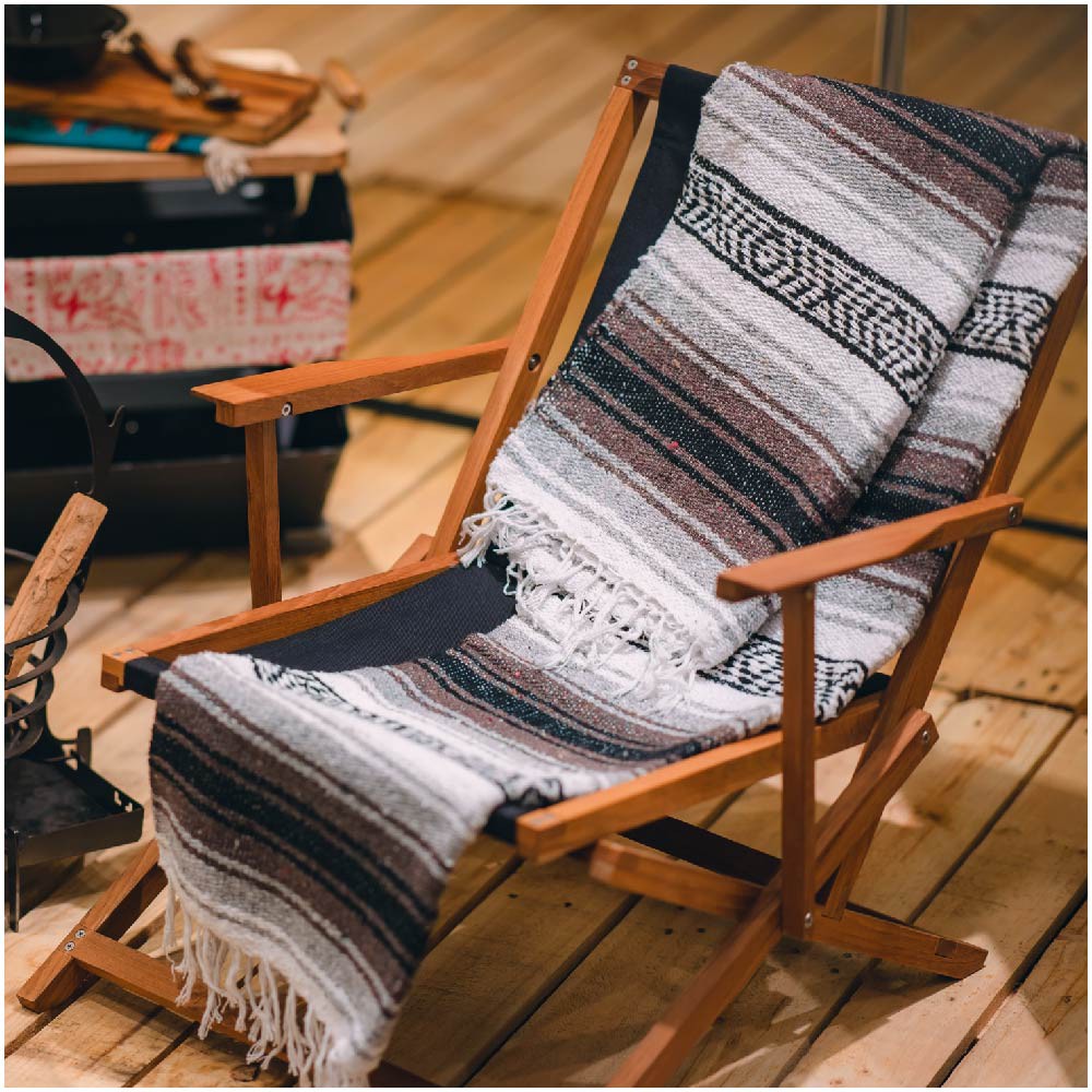 Papillon 古法純手工編織毯-經典系列-咖啡可可 ｜居家 、戶外、露營、野餐、收納、家具